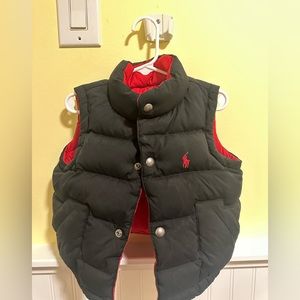 GUC Polo by Ralph Lauren kids reversible puffer vest